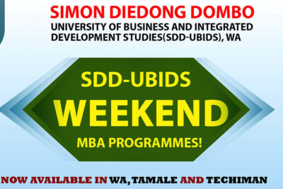 SDD-UBIDS Master of Business Administration (MBA) Programmes 2021/2022