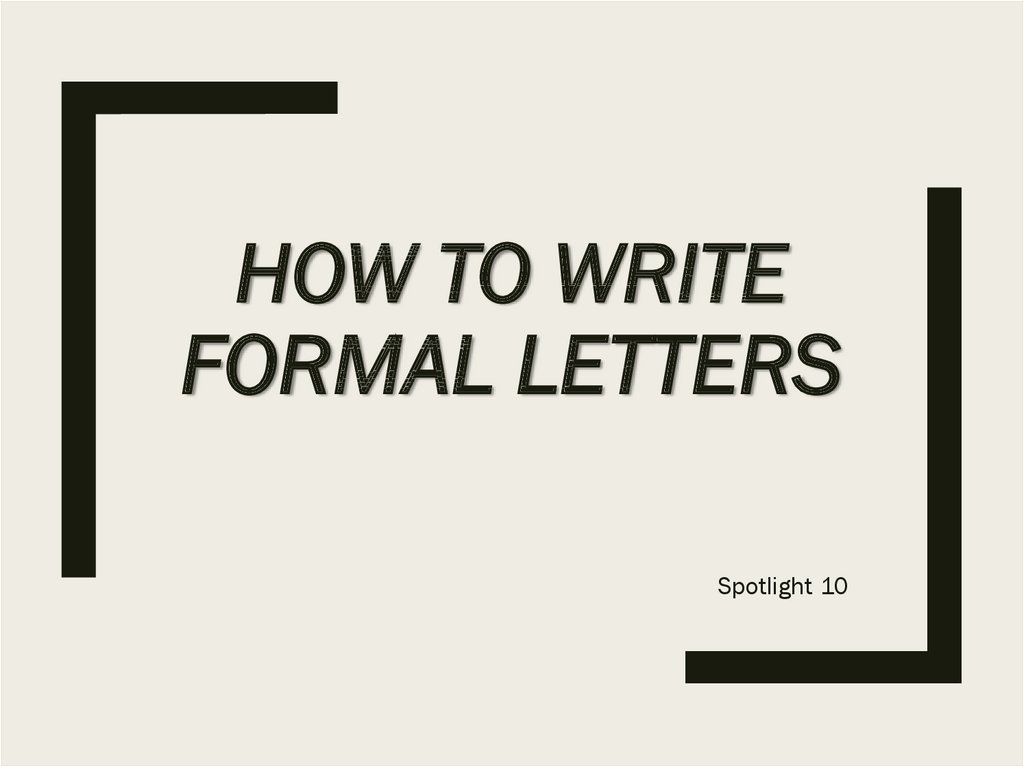 How To Write Officialformal Letter And Its Features 8339