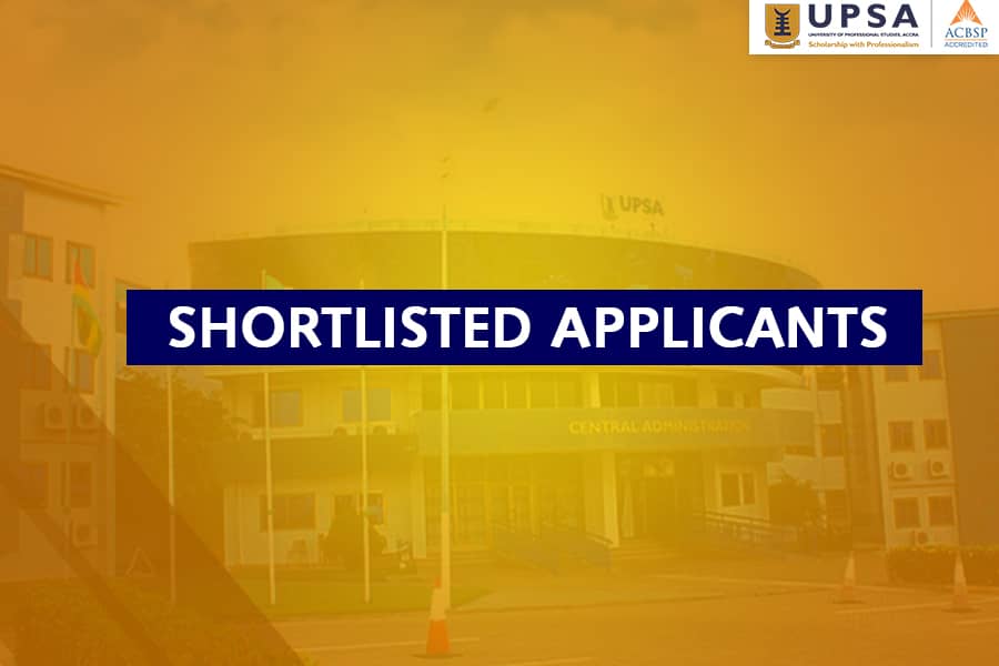 Shortlisted Applicants for Bachelor of Laws (LLB) Entrance Examinations – May 2021 | UPSA Law School