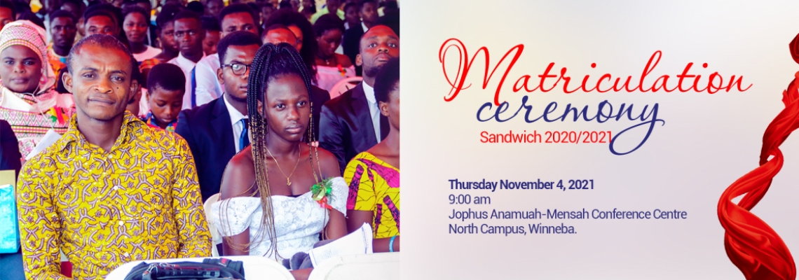 UEW Sandwich Students Matriculation Ceremony