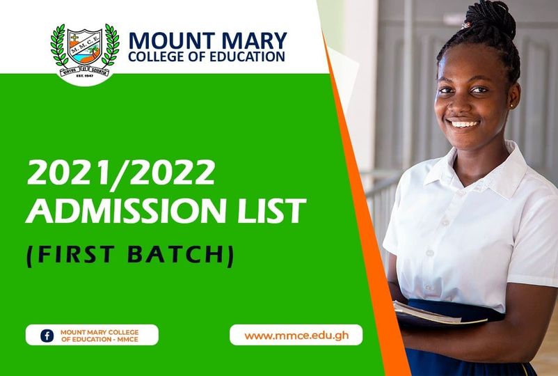 Mount Mary College of Education Admission List 2021/2022