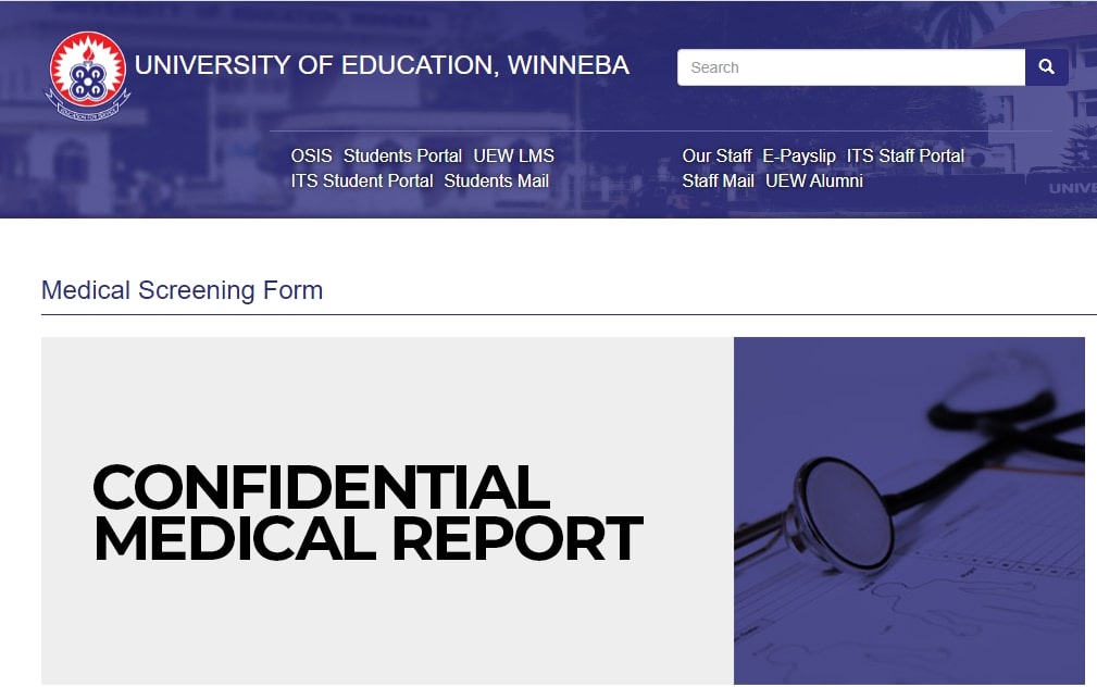 How to Access UEW Medical Report Form Online