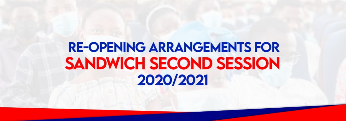 UEW 2020/2021 Sandwich Programmes Reopening Date