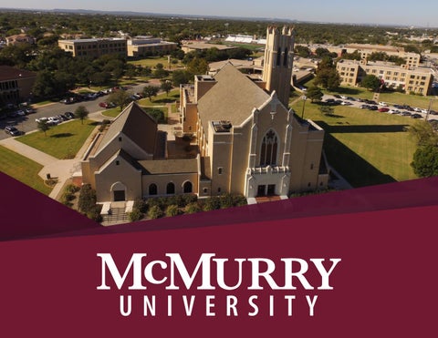 International Scholarships at McMurry University in the USA